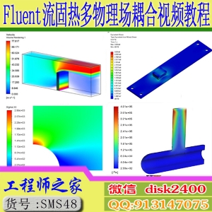 ANSYS Fluent 2022流固热多物理场耦合视频教程